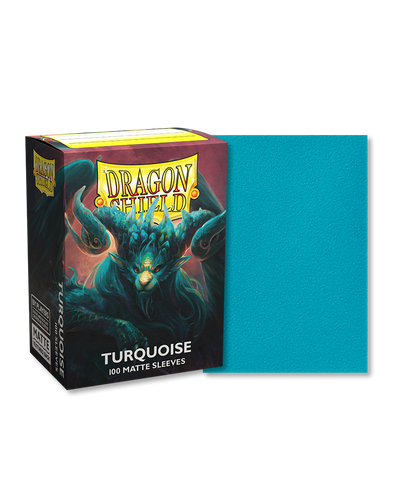  Dragon Shield Sleeves Matte Turquoise 100ct