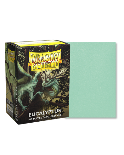  Dragon Shield Dual Matte Eucalyptus 100ct