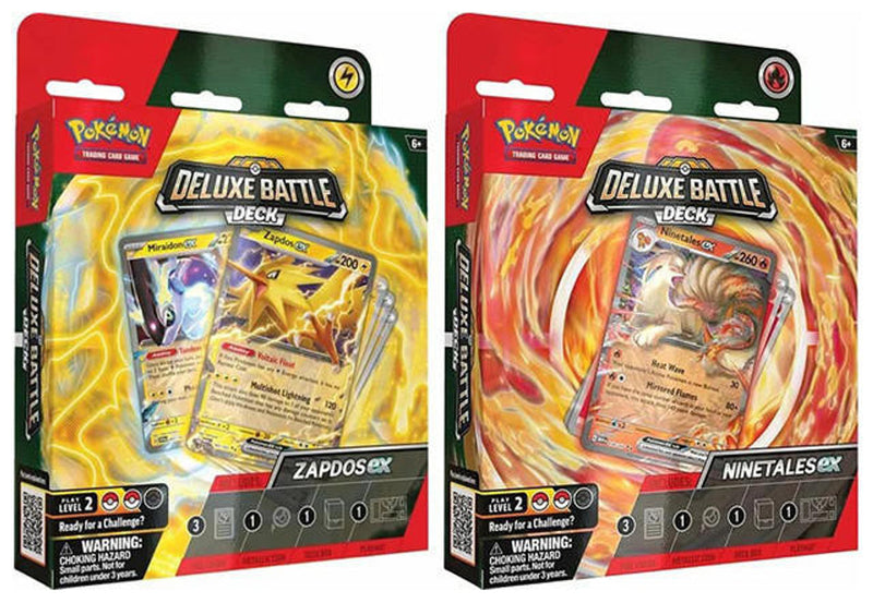  PKMN Deluxe Battle Decks Ninetales ex/Zapdos ex
