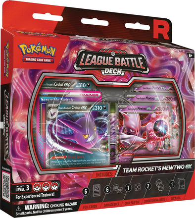  PKMN League Battle Deck Team Rocket's Mewtwo ex