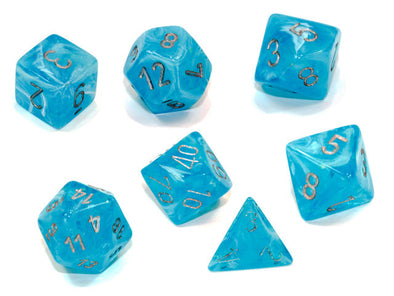  Chessex Polyhedral Set Luminary Sky/Silver