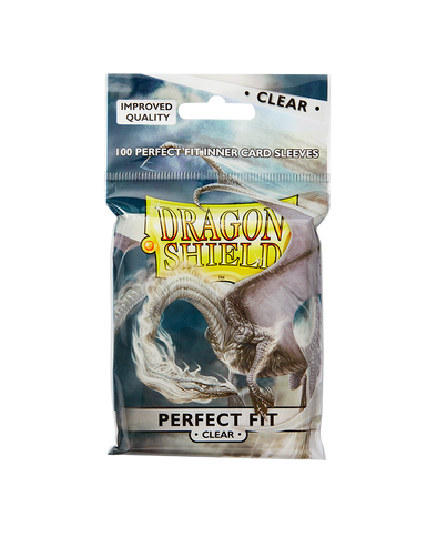 Dragon Shield Sleeves Perfect Fit Clear 100ct