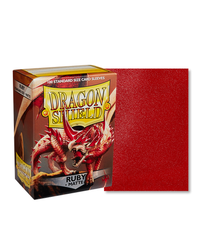  Dragon Shield Sleeves Matte Ruby 100ct