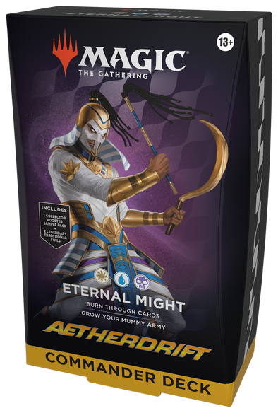  MTG Aetherdrift Eternal Might Commander Deck
