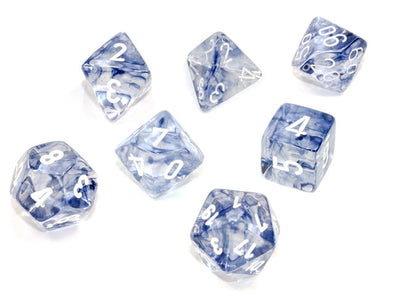  Chessex Polyhedral Set Nebula Black/White