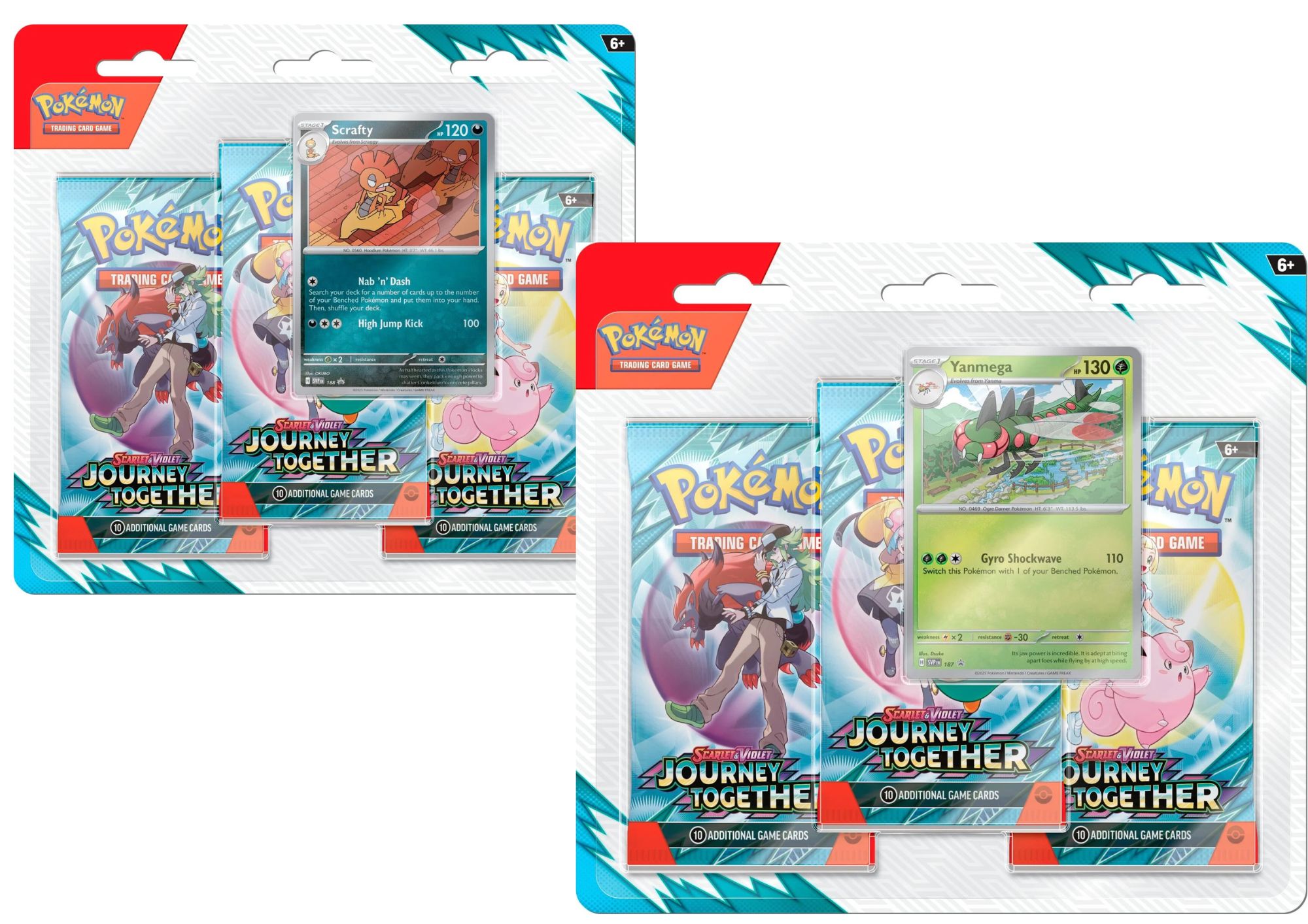  PKMN Journey Together 3-Pack Blister