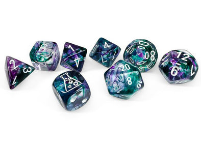  Chessex Lab Dice Polyhedral Set nebula Fluorite/White