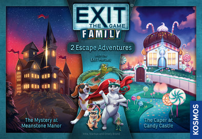  Exit: Family The Mystery at Meanstone Manor/The Caper at Candy Castle